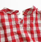 Indian Linen Gingham M Shirt