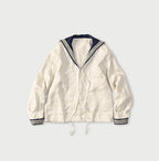 Linen Sateen Sailor Blouse