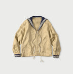 Linen Sateen Sailor Blouse