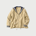 Linen Sateen Sailor Blouse