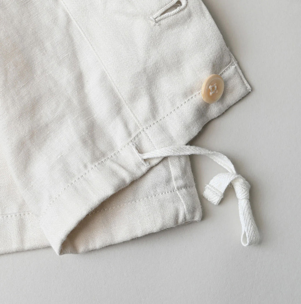 Linen Sateen Sailor Blouse
