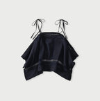 Indian Khadi Pintuck Lace Multi Camisole