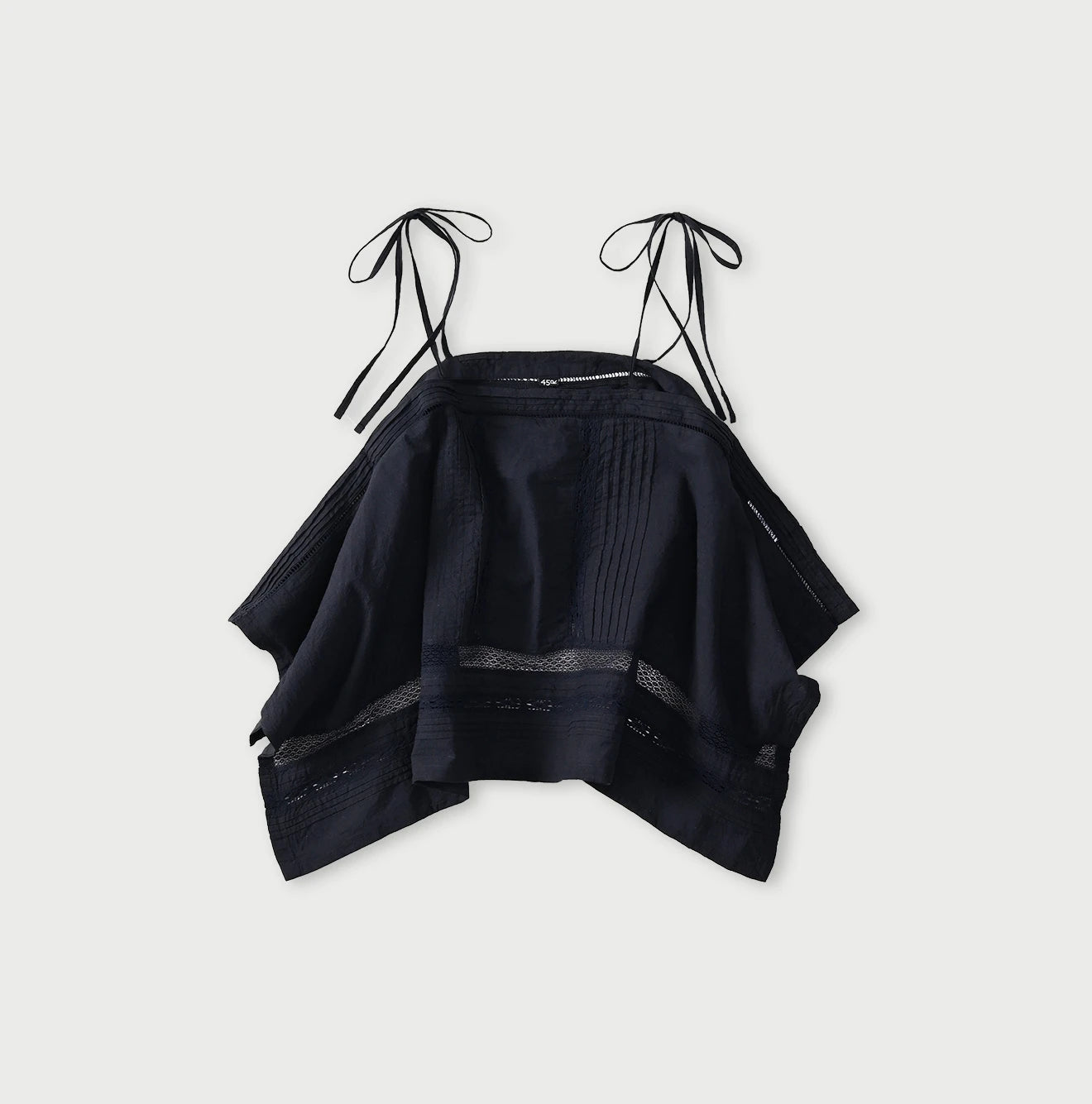 Indian Khadi Pintuck Lace Multi Camisole