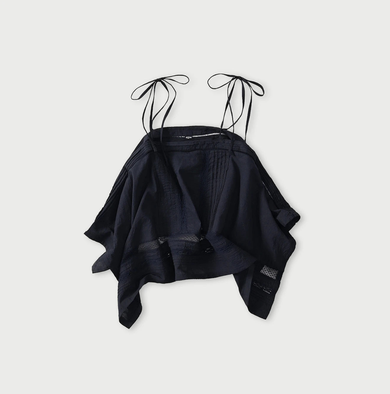 Indian Khadi Pintuck Lace Multi Camisole