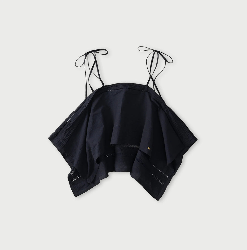 Indian Khadi Pintuck Lace Multi Camisole