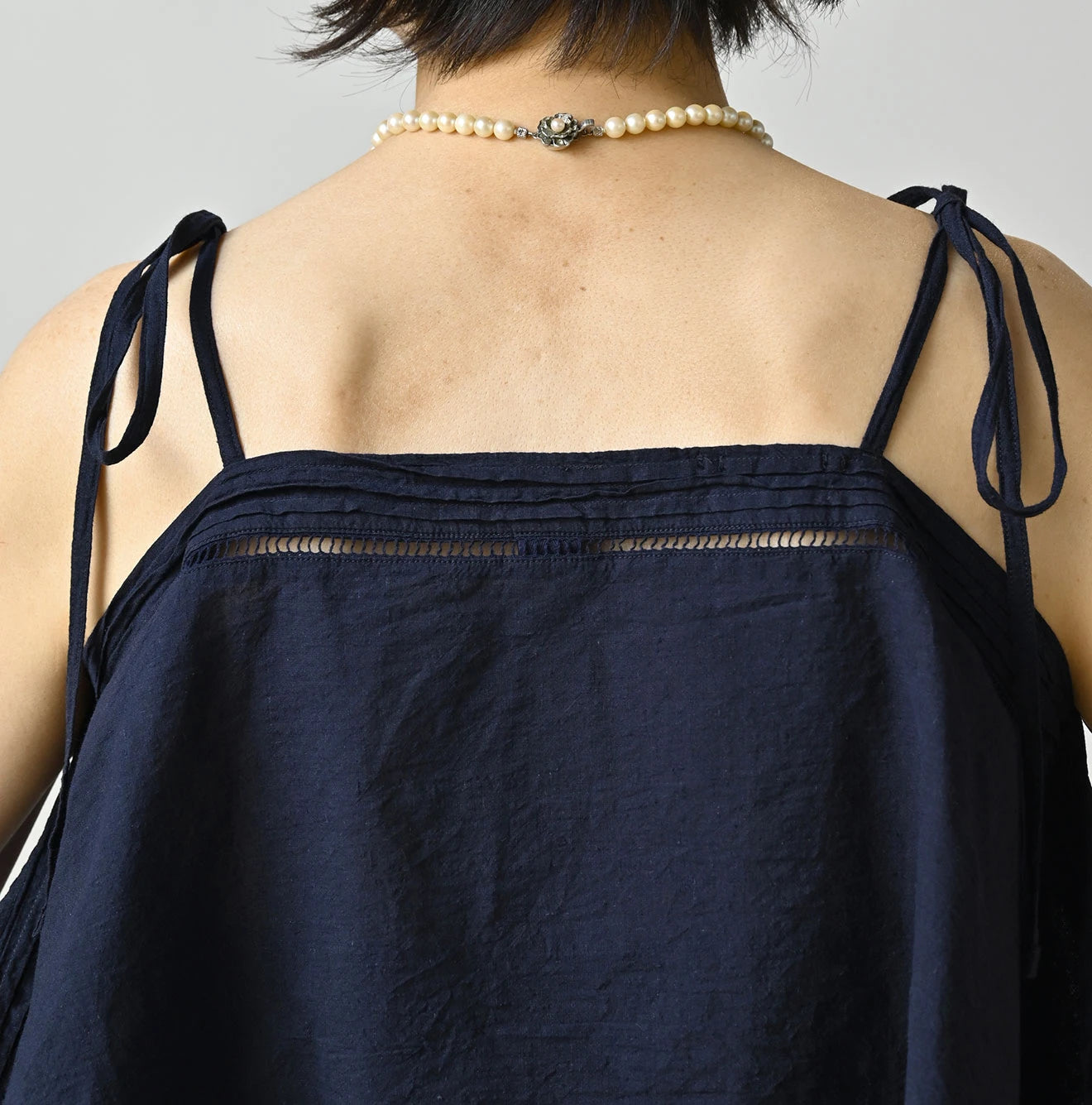 Indian Khadi Pintuck Lace Multi Camisole