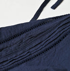 Indian Khadi Pintuck Lace Multi Camisole