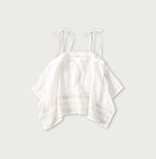 Indian Khadi Pintuck Lace Multi Camisole