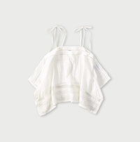 Indian Khadi Pintuck Lace Multi Camisole