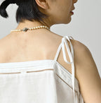 Indian Khadi Pintuck Lace Multi Camisole