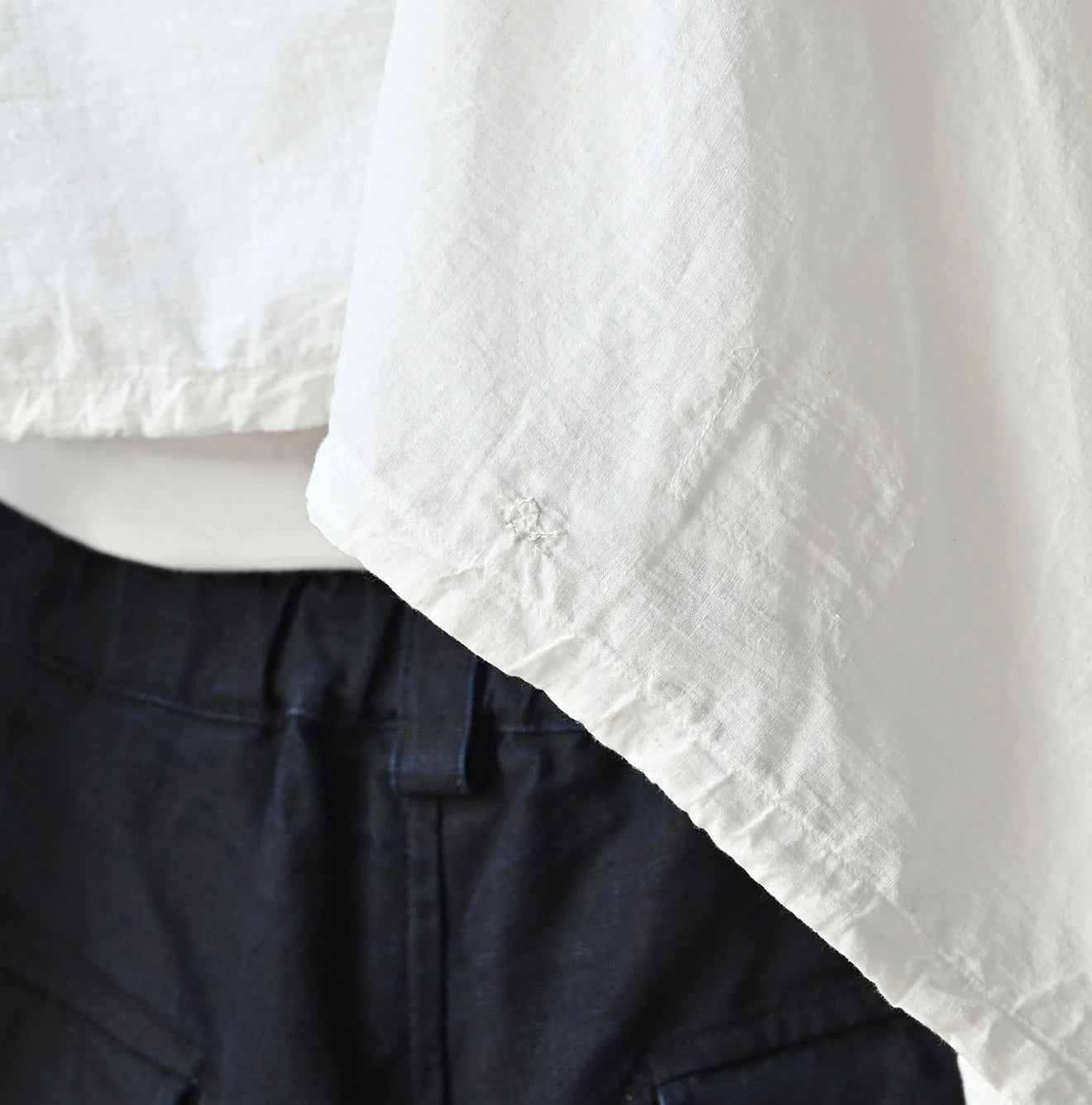 Indian Khadi Pintuck Lace Multi Camisole