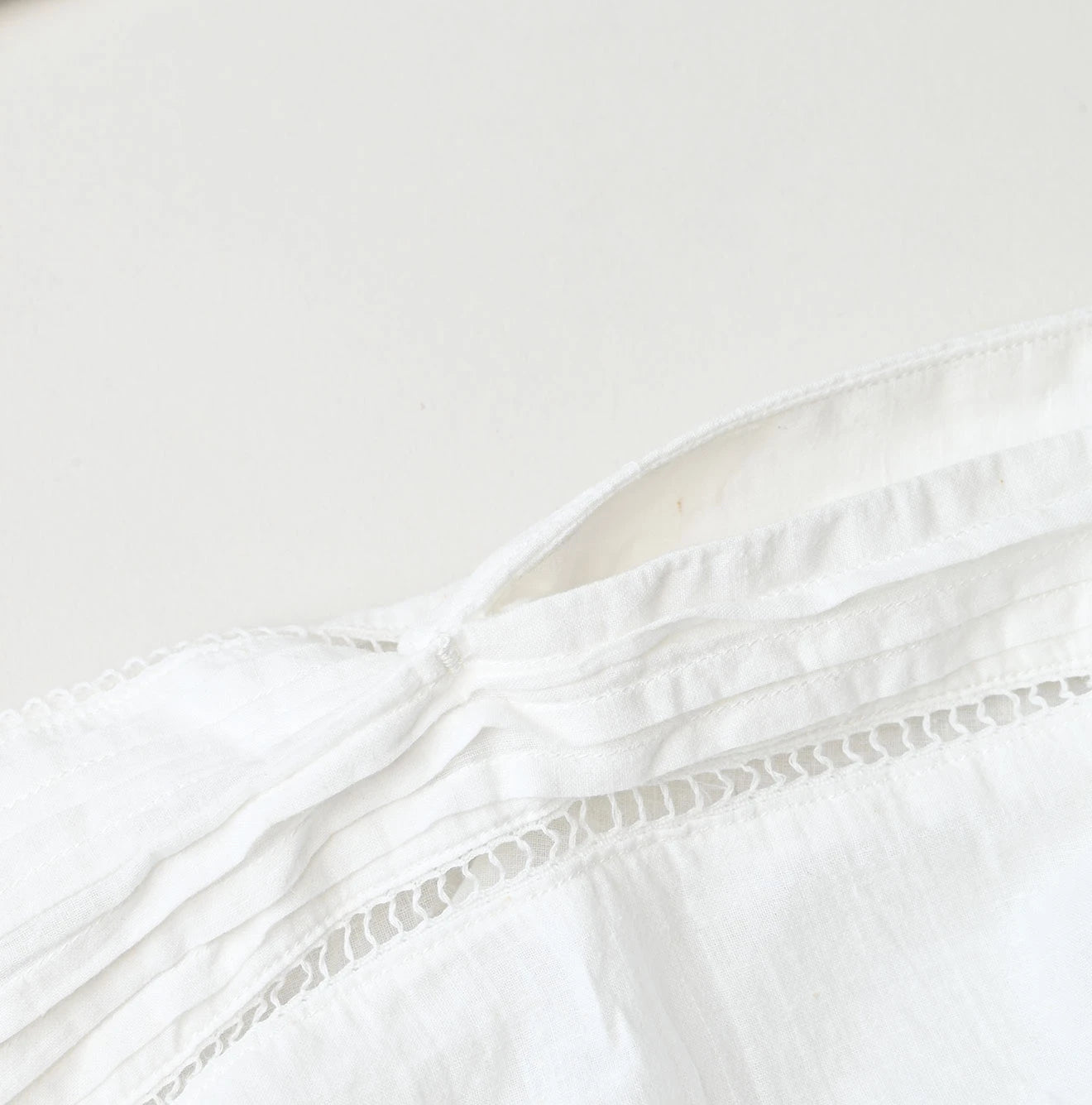 Indian Khadi Pintuck Lace Multi Camisole