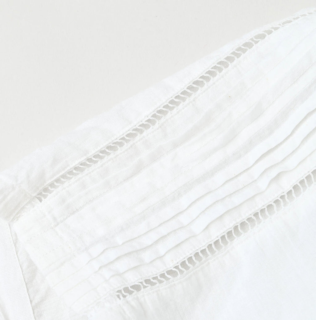 Indian Khadi Pintuck Lace Multi Camisole