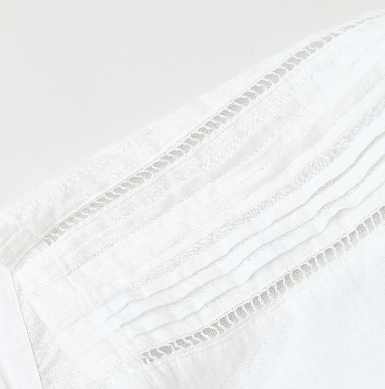 Indian Khadi Pintuck Lace Multi Camisole