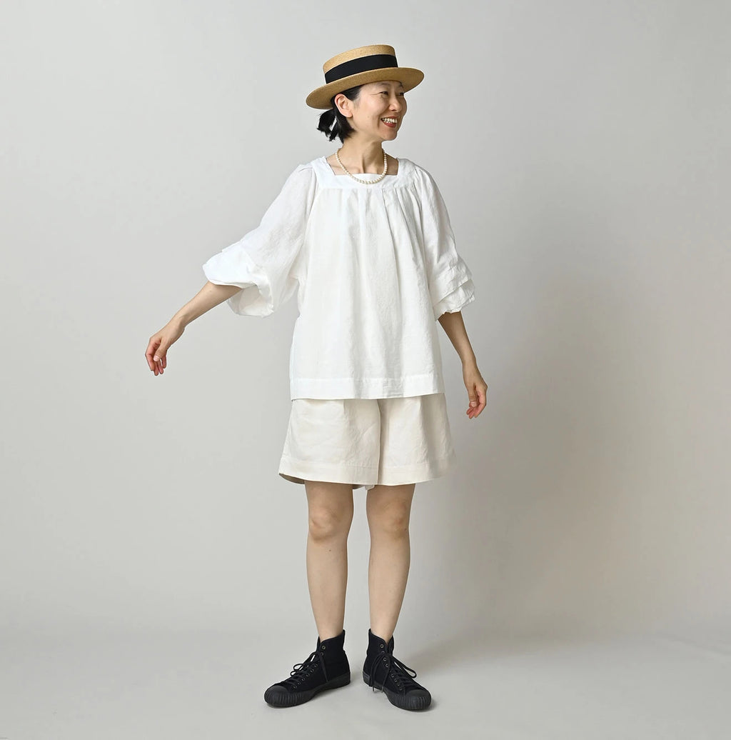 Indian Khadi Tiered Blouse