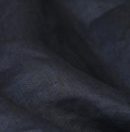 Indigo Linen Sateen Sailor Blouse