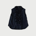 Indigo Batiste Frill Sleeveless Shirt