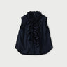 Indigo Batiste Frill Sleeveless Shirt