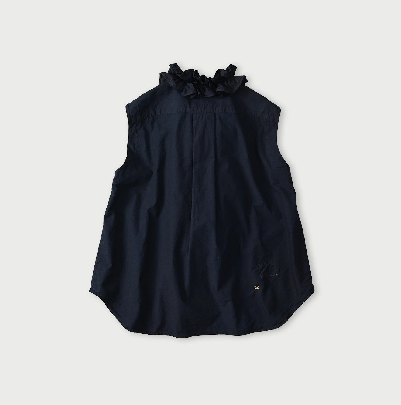 Indigo Batiste Frill Sleeveless Shirt