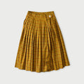 Broad Madras Check Tuck Wrap Skirt