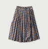 Broad Madras Check Tuck Wrap Skirt