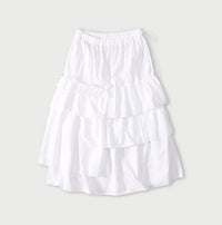 Broadcloth Tiered Skirt