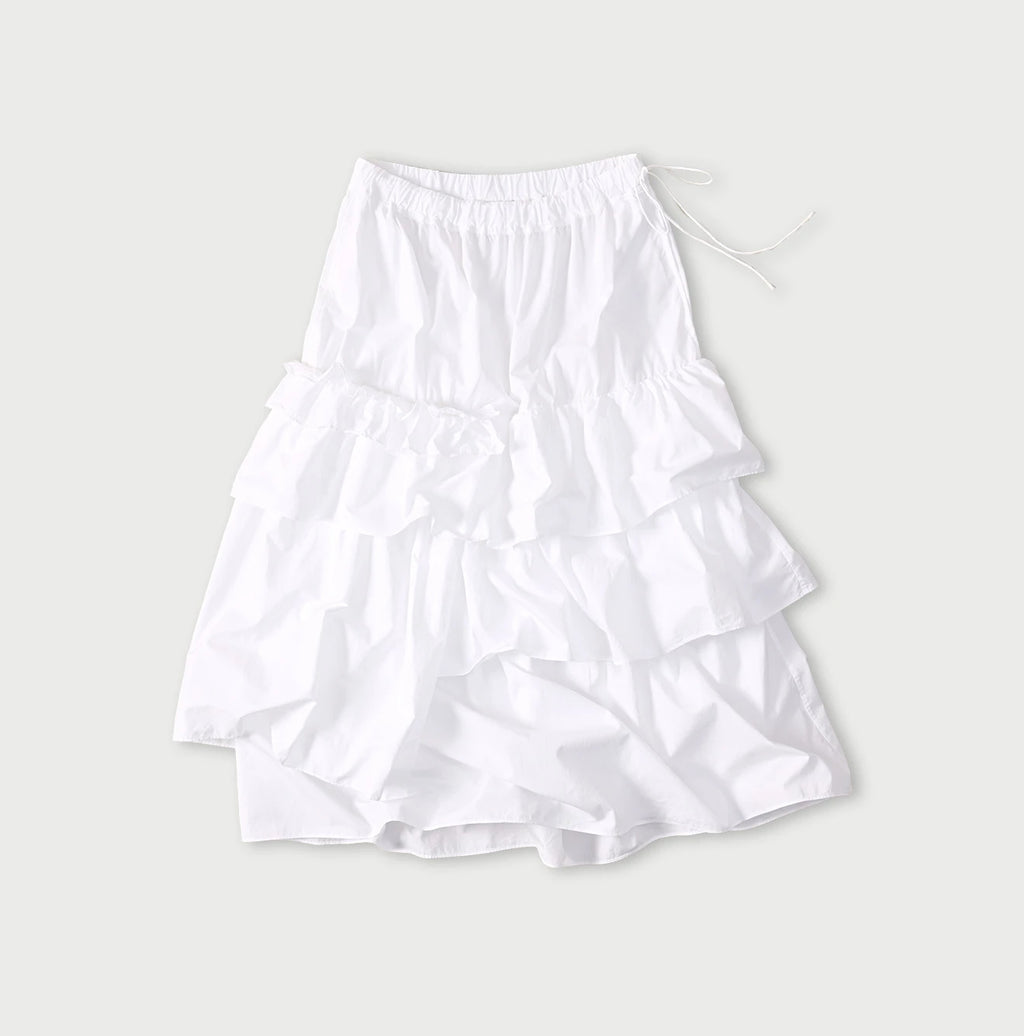 Broadcloth Tiered Skirt