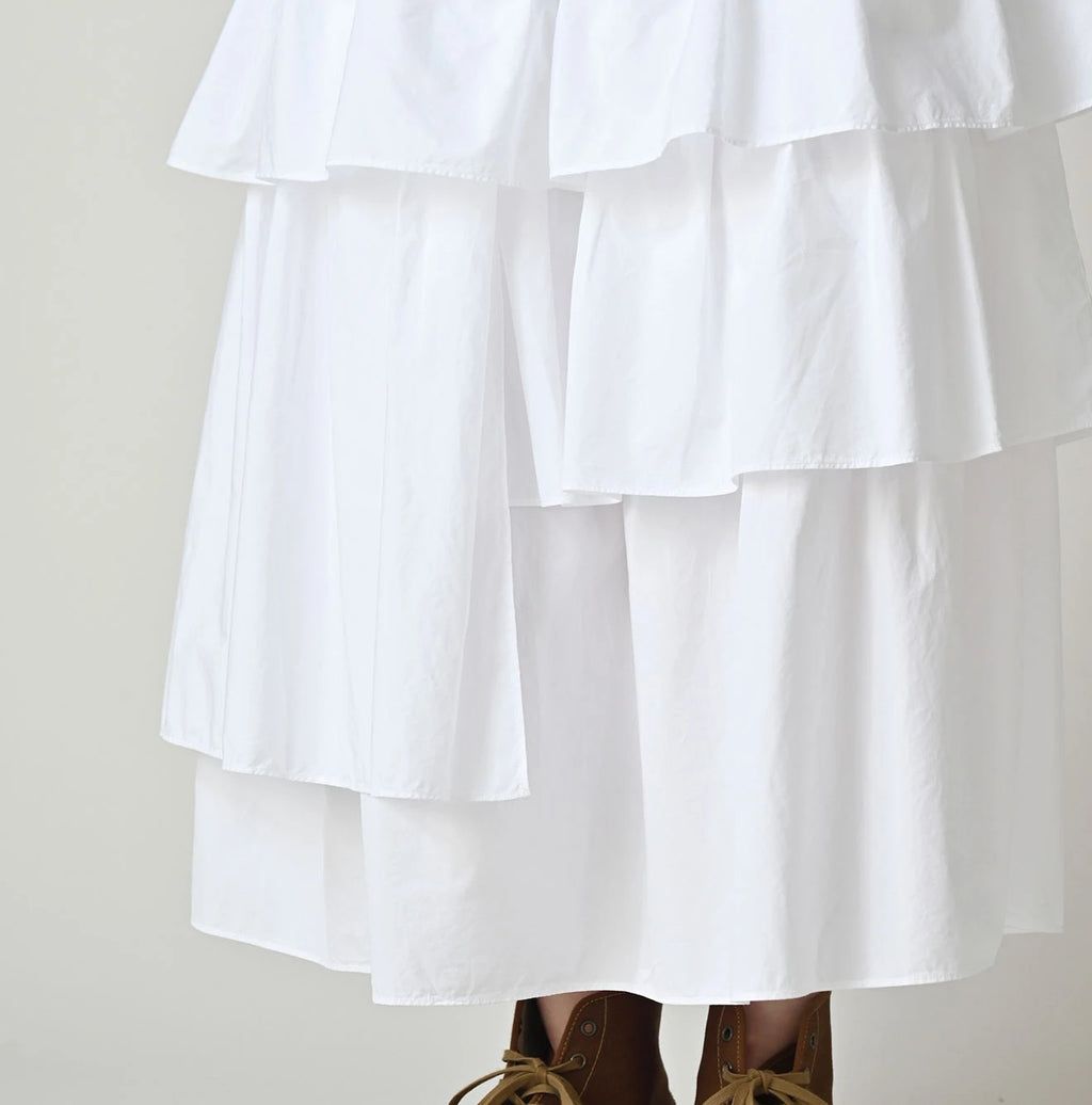 Broadcloth Tiered Skirt