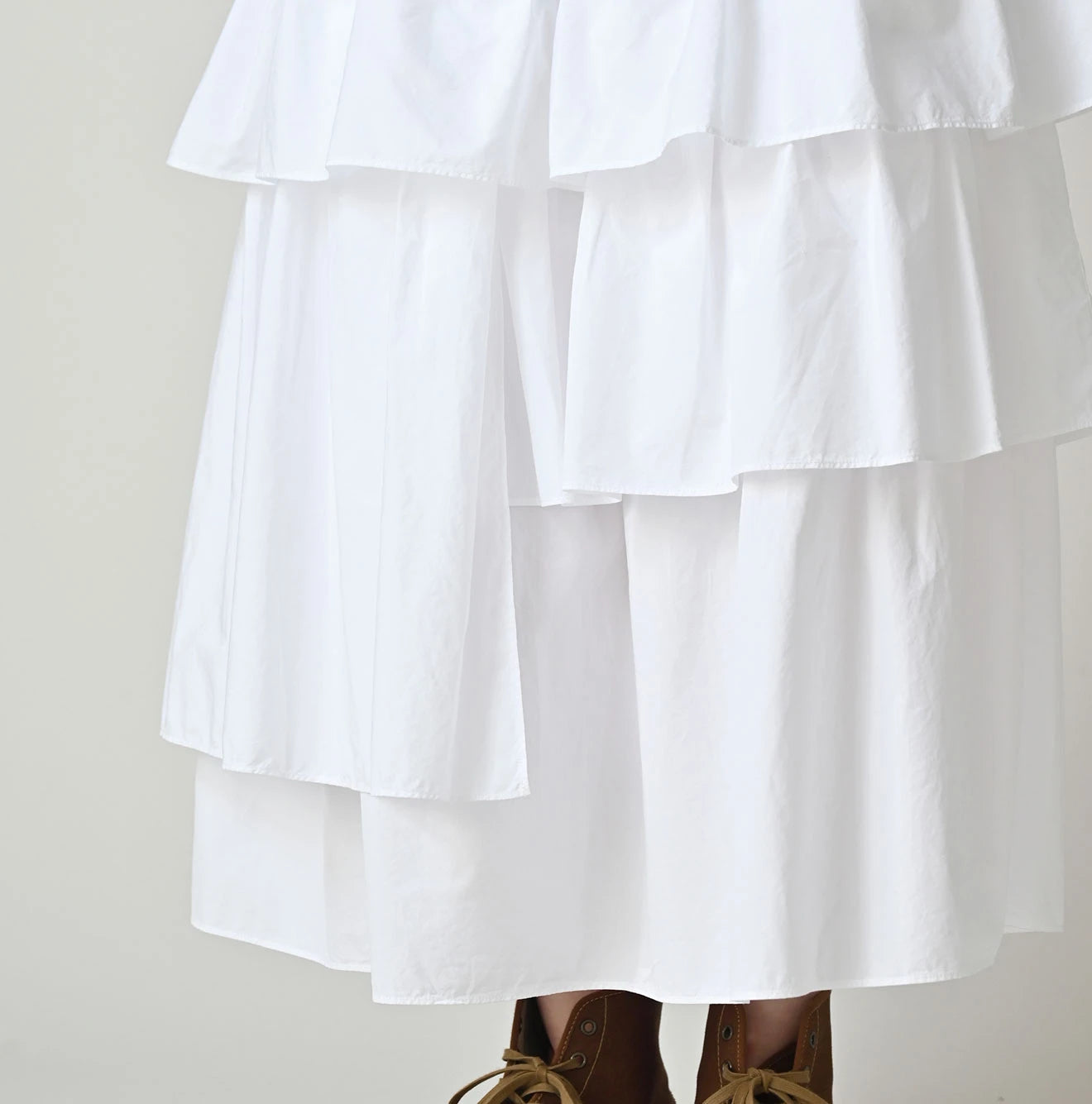 Broadcloth Tiered Skirt