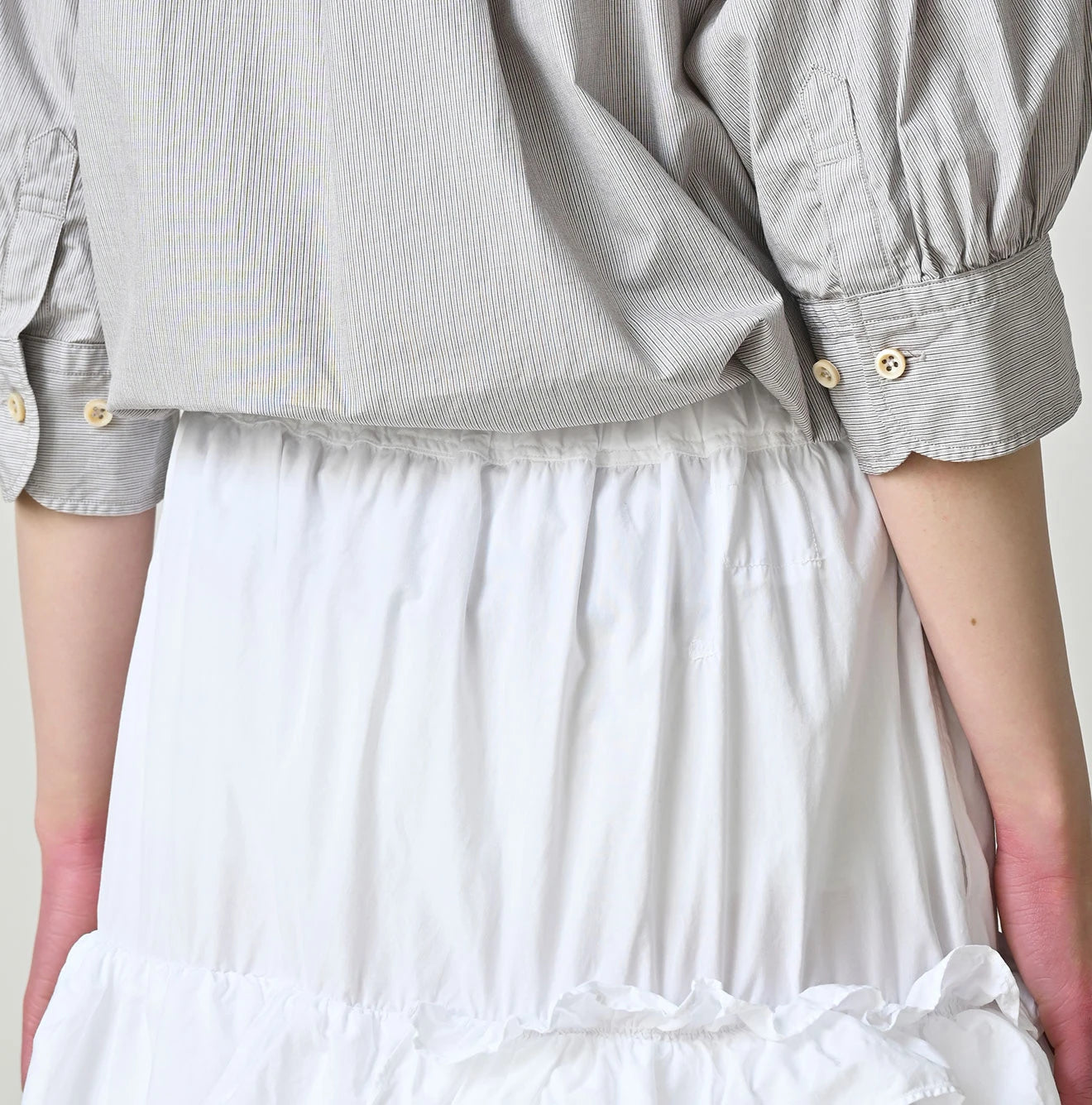 Broadcloth Tiered Skirt