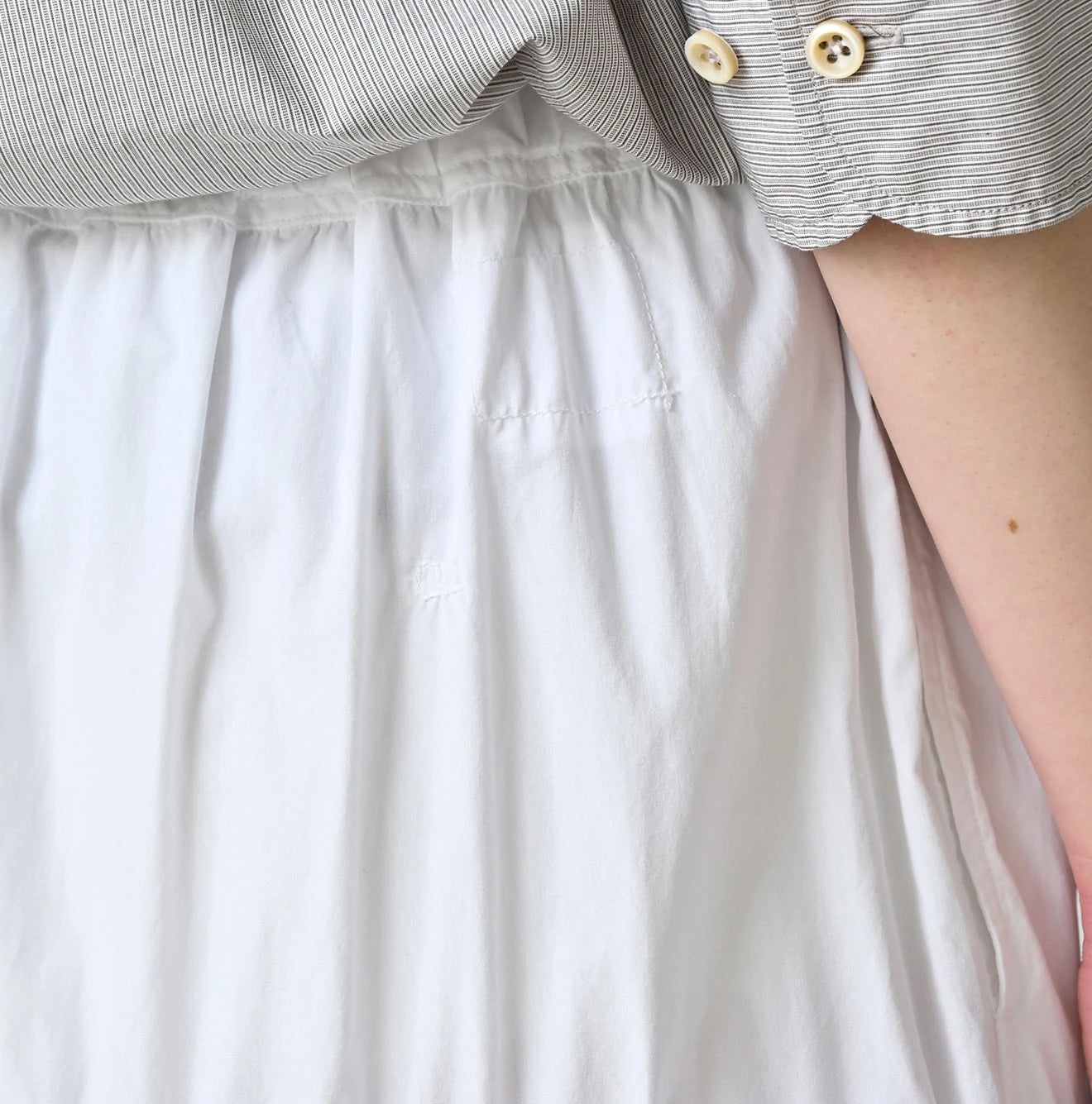 Broadcloth Tiered Skirt