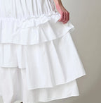 Broadcloth Tiered Skirt