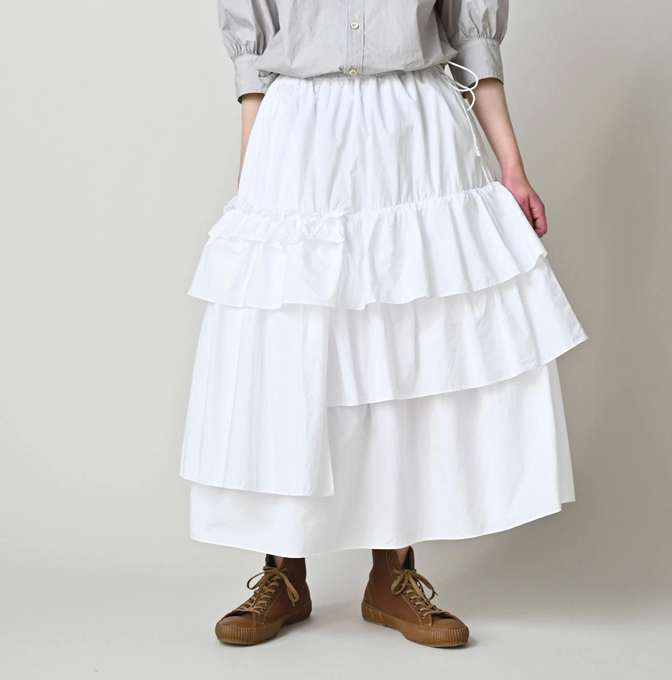 Broadcloth Tiered Skirt