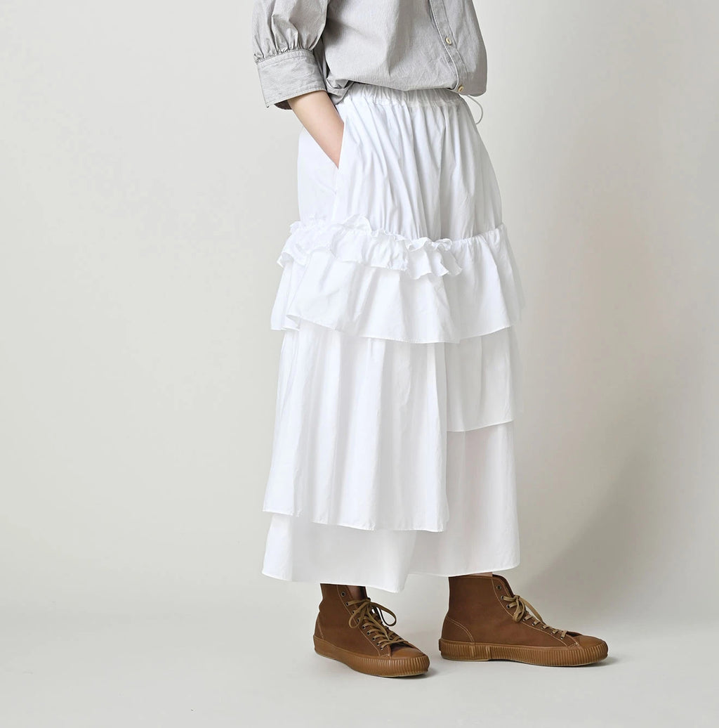 Broadcloth Tiered Skirt
