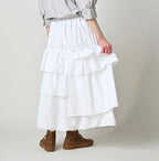 Broadcloth Tiered Skirt