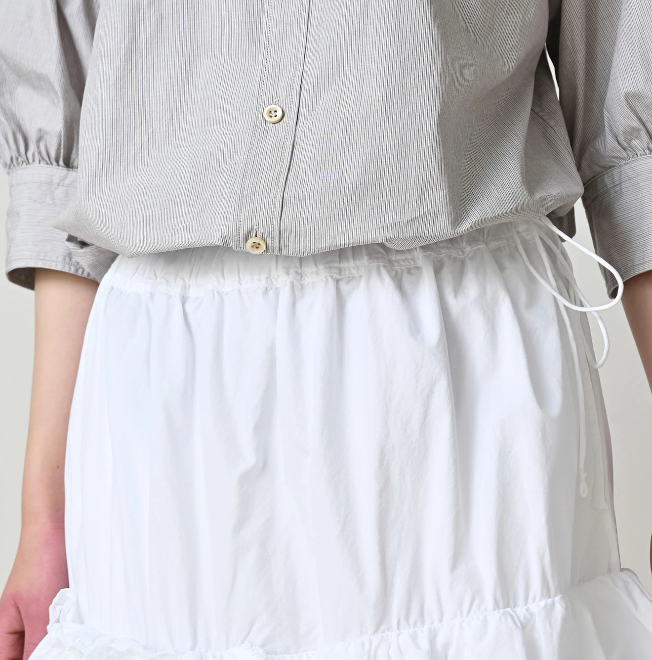 Broadcloth Tiered Skirt