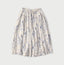 Linen Breezy Campanula Print Easy Gather Kushukushu Skirt