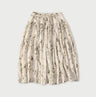 Linen Breezy Campanula Print Easy Gather Kushukushu Skirt