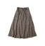 Indigo Mini Herringbone Cotton Tweed Work Flare Skirt