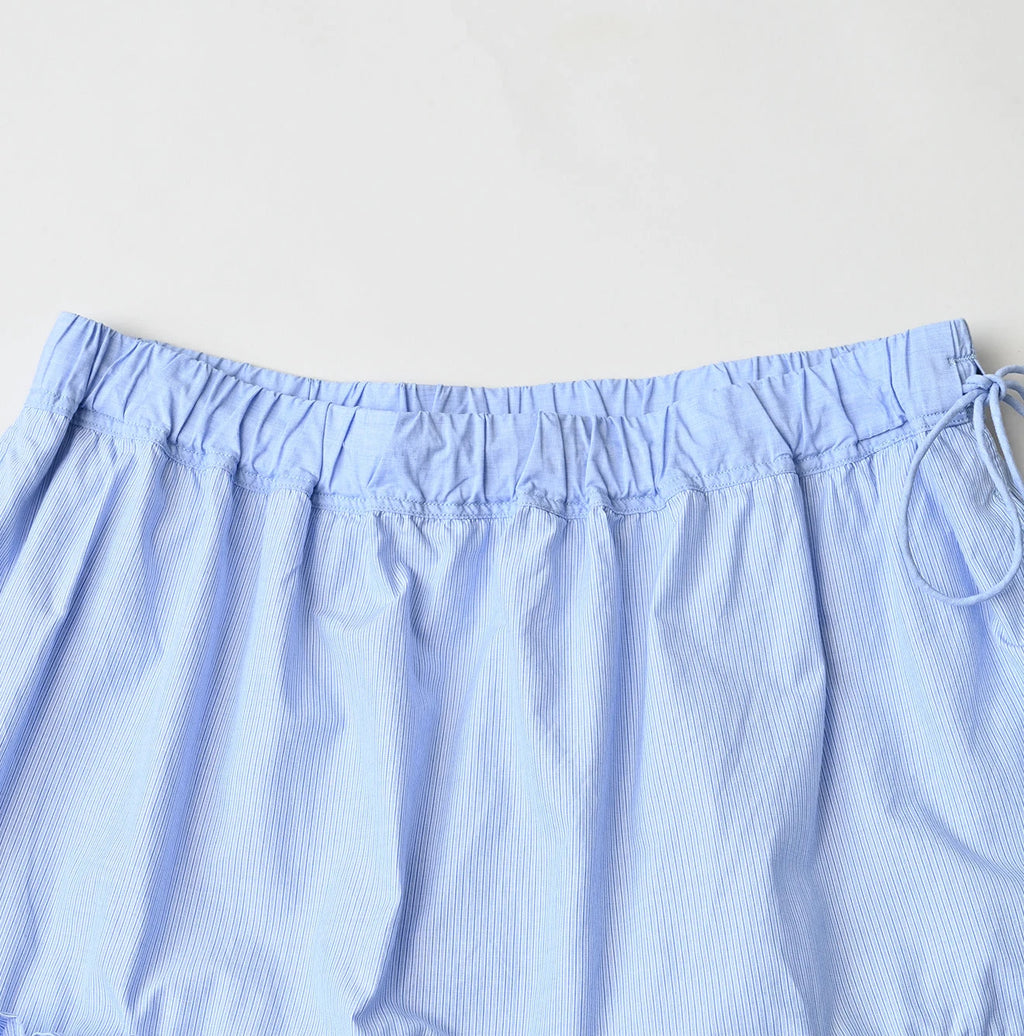 Broadcloth Mix Tiered Skirt