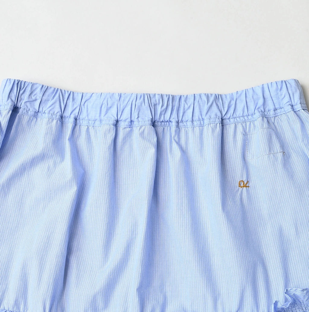 Broadcloth Mix Tiered Skirt