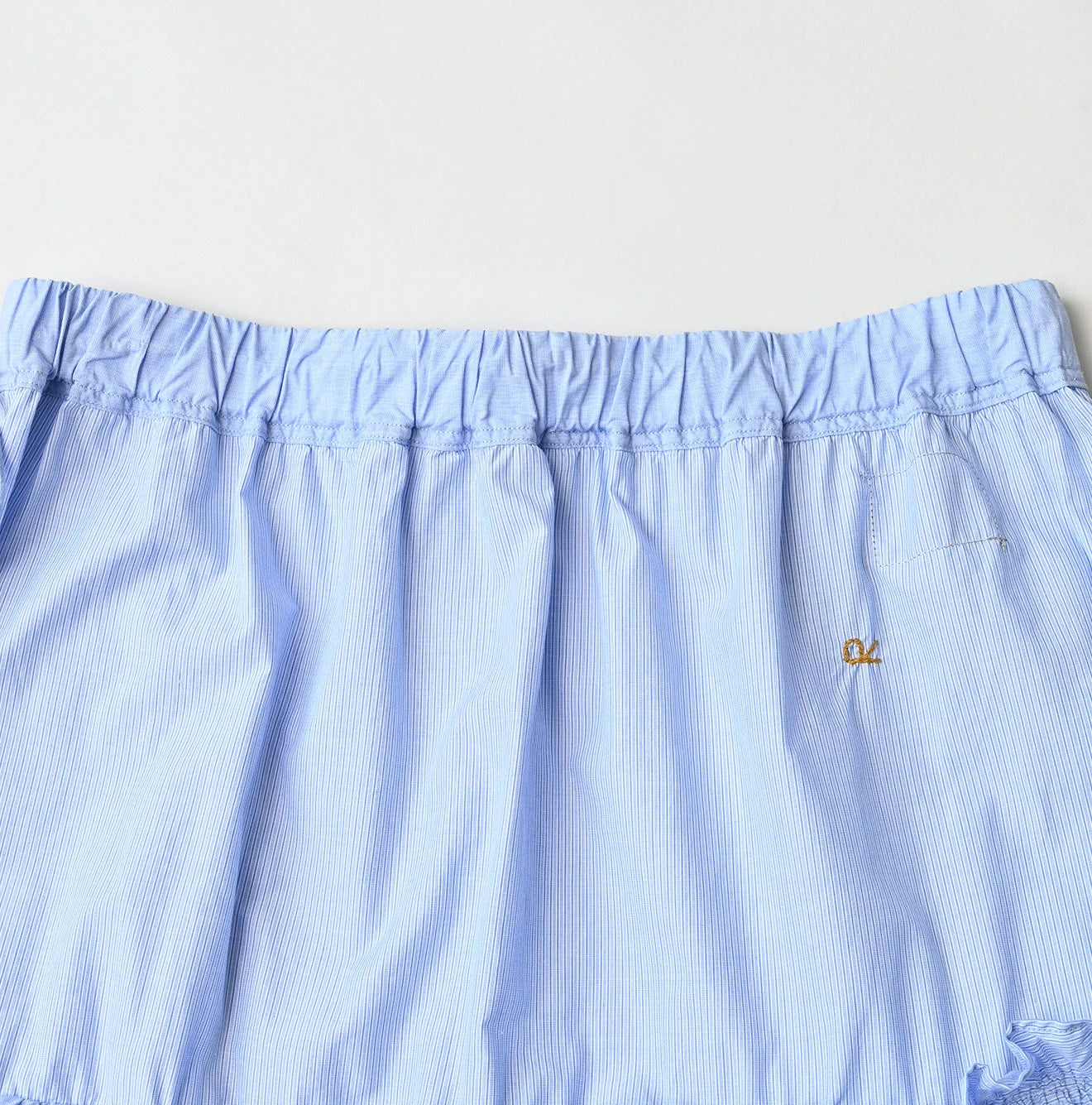Broadcloth Mix Tiered Skirt