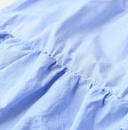 Broadcloth Mix Tiered Skirt