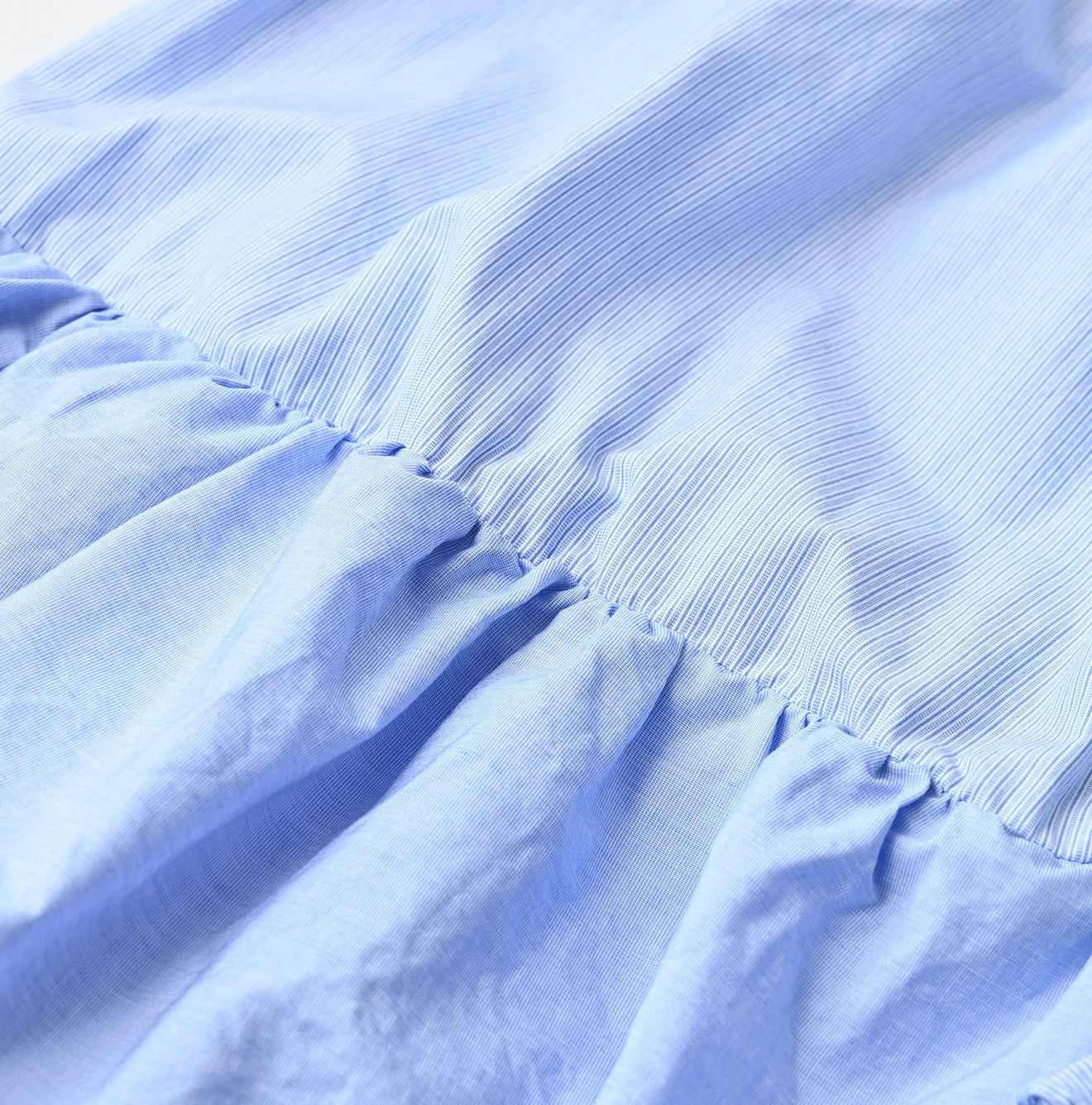 Broadcloth Mix Tiered Skirt