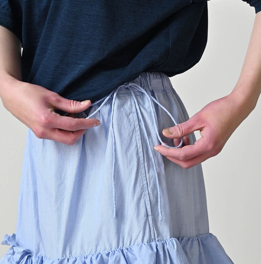 Broadcloth Mix Tiered Skirt