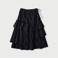 Indigo Batiste Tiered Skirt