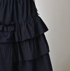 Indigo Batiste Tiered Skirt