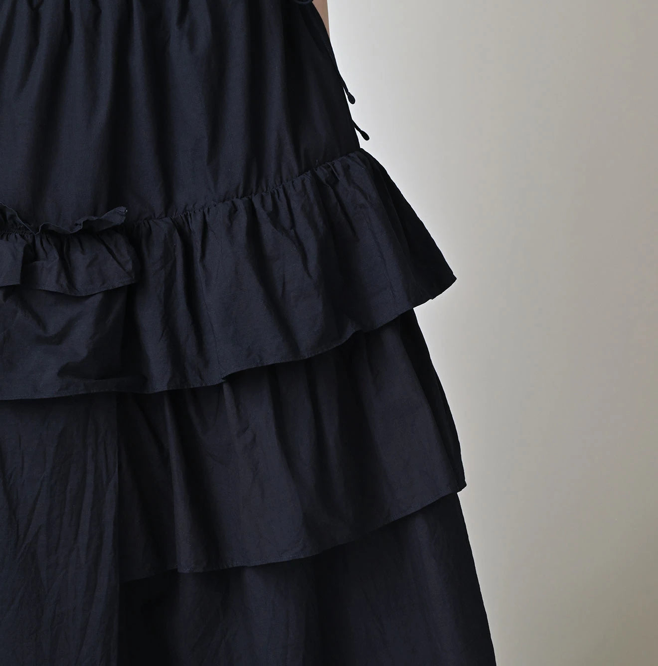 Indigo Batiste Tiered Skirt