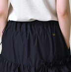 Indigo Batiste Tiered Skirt