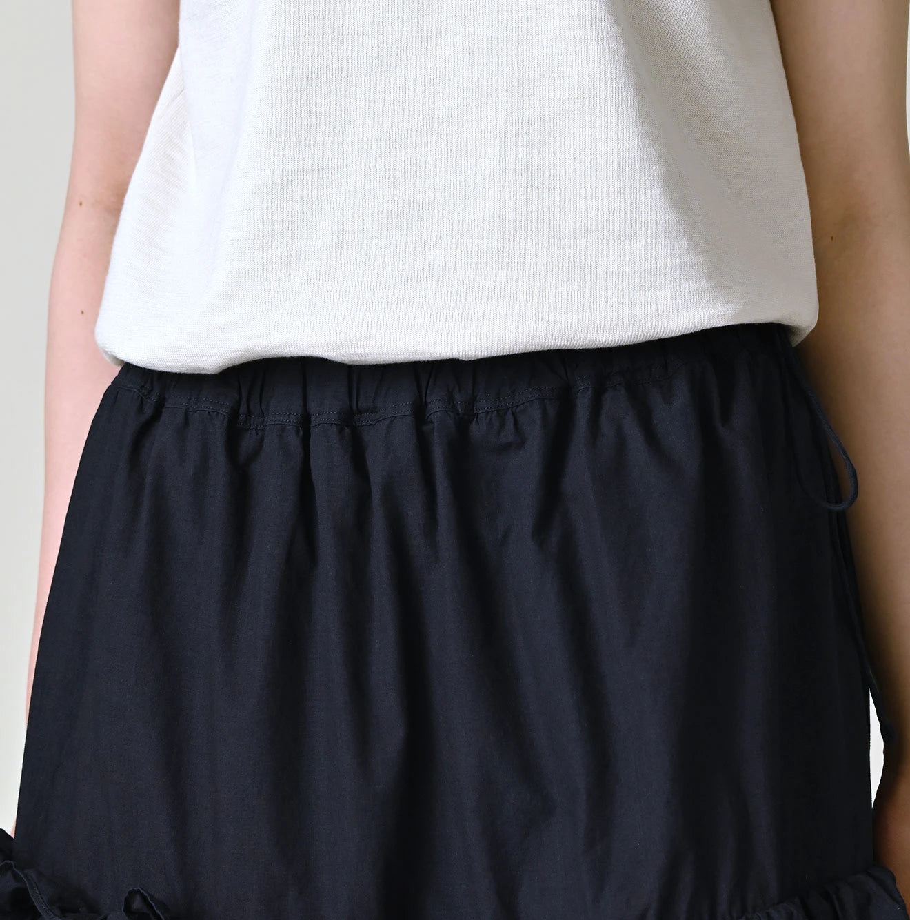 Indigo Batiste Tiered Skirt